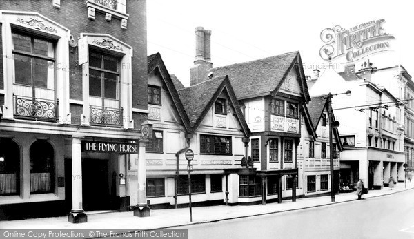 Photo of Nottingham, The Flying Horse Hotel c.1955