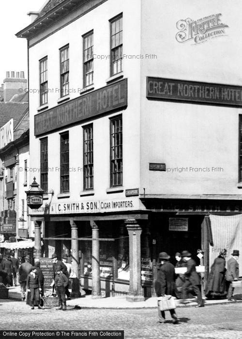 Photo of Nottingham, The Great Northern Hotel, Cheapside 1890