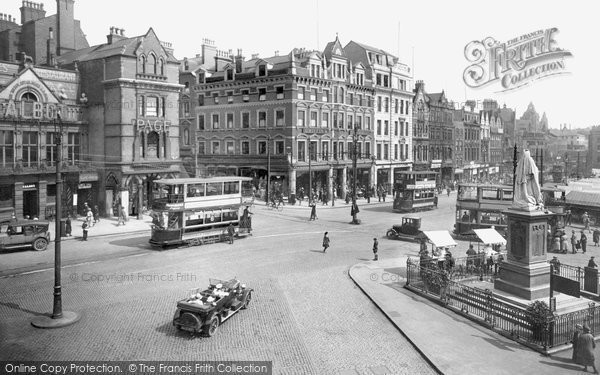Photo of Nottingham, The Market Square 1923