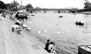Trent Bridge And River c.1955, Nottingham