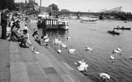 Trent Bridge And River c.1955, Nottingham