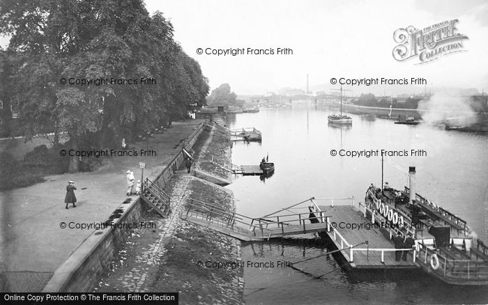 Photo of Nottingham, View From The Trent Bridge 1920