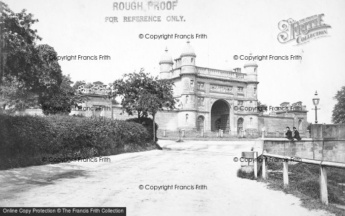 Photo of Nottingham, Wollaton Hall Gate 1890