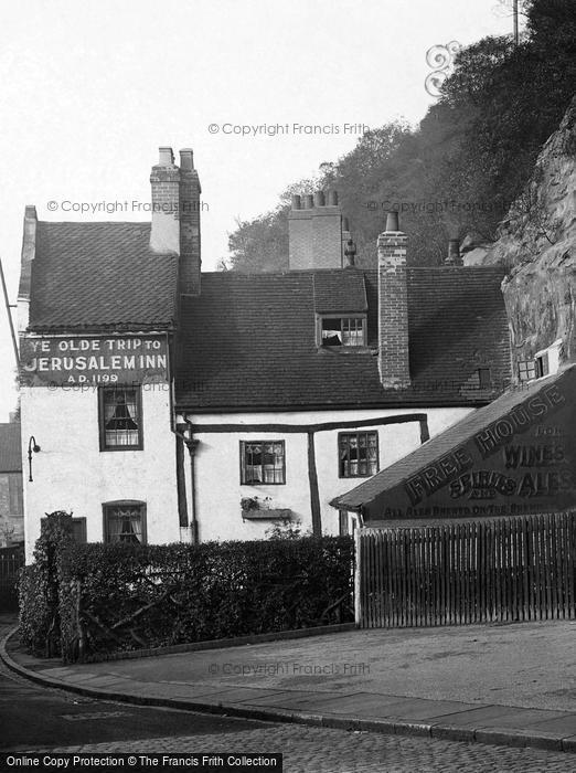 Photo of Nottingham, Ye Olde Trip To Jerusalem Inn 1920