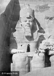 Colossal Figure At Abou Simbel 1860, Nubia