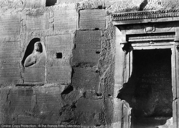 Photo of Nubia, Greek Tablets At Wady Kardassy 1860
