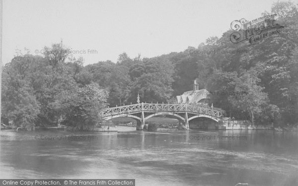 Photo of Nuneham Courtenay, Bridge And Picnic Cottage 1890
