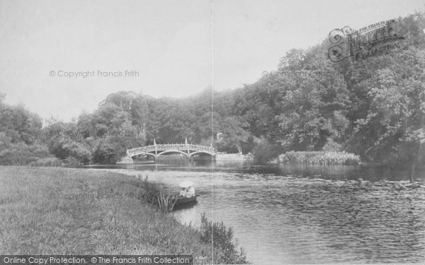 Photo of Nuneham Courtenay, From Tow Path 1890