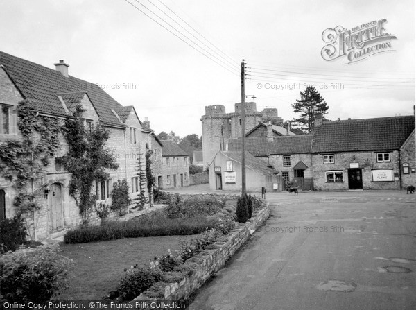 Photo of Nunney, Bell House And Castle c.1960