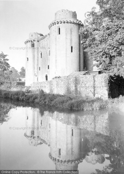 Photo of Nunney, Castle, The Reflections c.1960