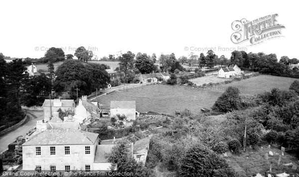 Photo of Nunney, Frome Road From Church Tower c.1960