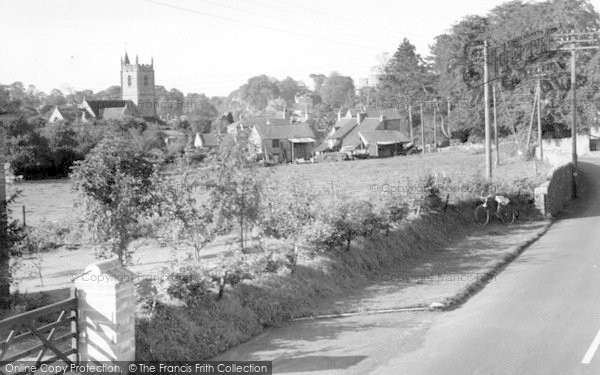 Photo of Nunney, General View c.1960