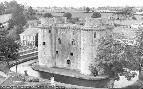 Photo of Nunney, The Castle And Manor House c.1955