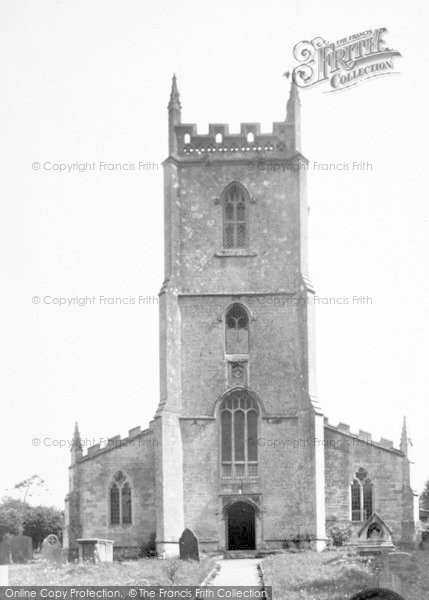 Photo of Nunney, The Church c.1955
