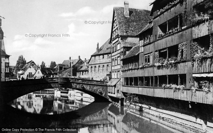 Photo of Nuremburg, Fleisch Bridge c.1930
