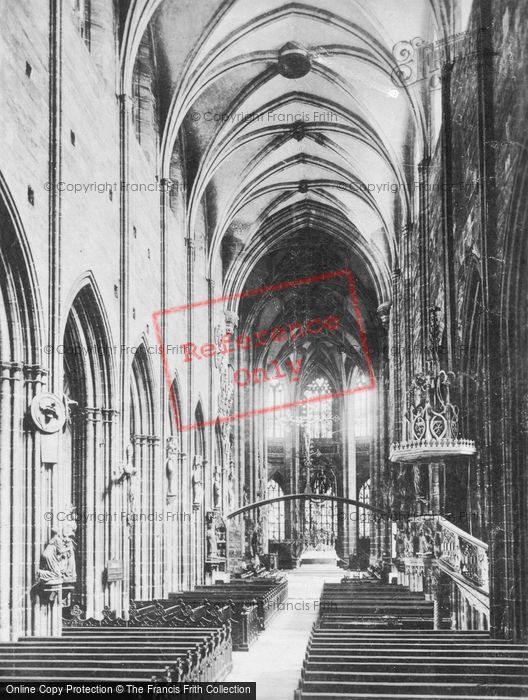 Photo of Nuremburg, The Church Of St Lawrence Interior c.1930