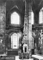 The Church Of St Lawrence Interior c.1930, Nuremburg