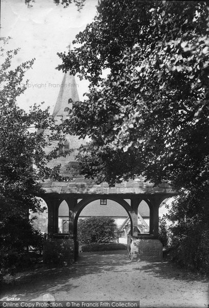 Photo of Nutfield, Church And Lychgate 1912