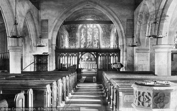 Photo of Nutfield, Church Interior 1903