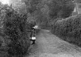 Girl, School Hill 1906, Nutfield