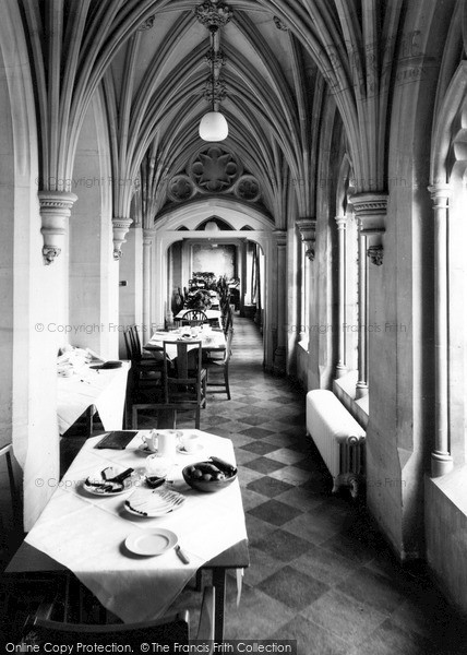 Photo of Nutfield, Nutfield Priory, The Dining Room c.1955