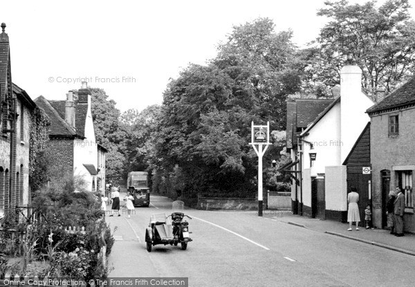 Photo of Nutfield, The Village c.1955