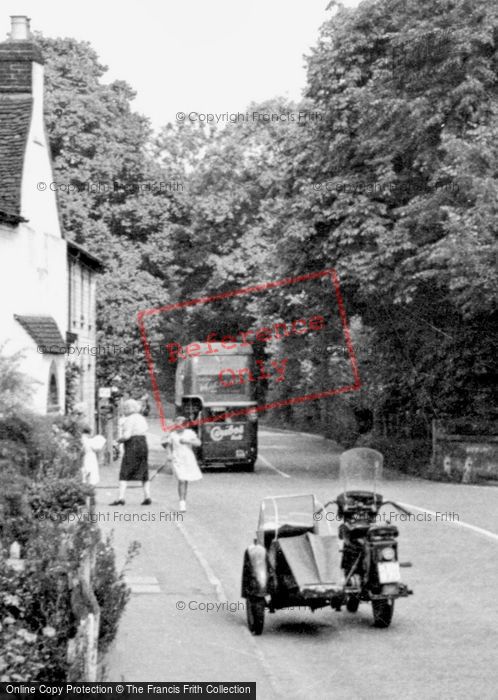 Photo of Nutfield, Vehicles In The Village c.1955