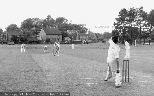 Photo of Nutley, Cricket On The Green c.1955