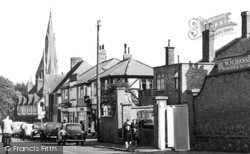 Oadby, Leicester Road c1955