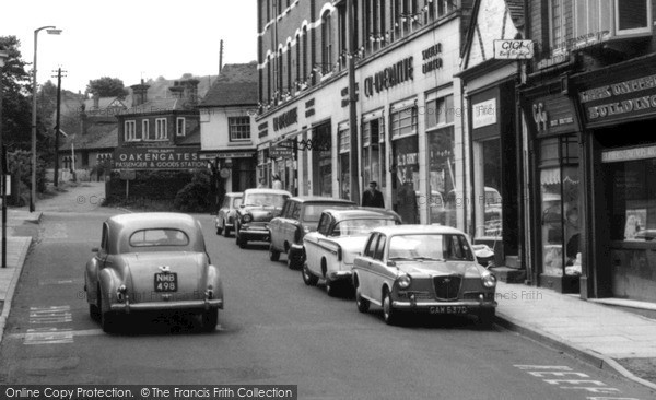 Photo of Oakengates, Cars c.1965