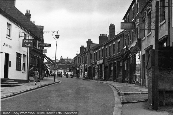 Photo of Oakengates, Market Street c1955