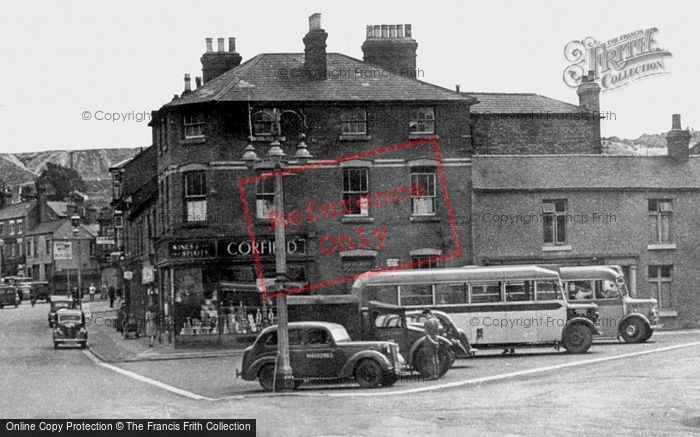 Photo of Oakengates, The Bus Stand, Market Street c.1955