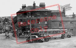 The Bus Stand, Market Street c.1955, Oakengates