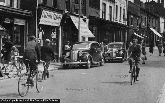 Photo of Oakengates, Traffic In Market Street 1949
