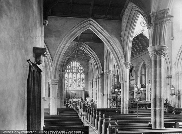 Photo of Oakham, Church Interior 1927