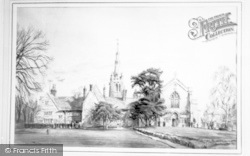 Drawing Of Oakham School c.1960, Oakham