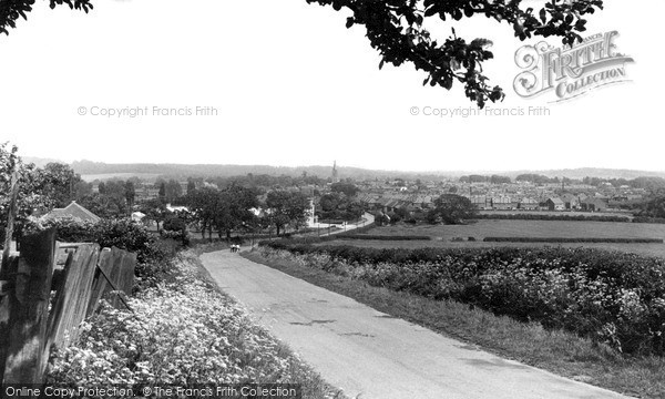 Photo of Oakham, From Cold Overton Hill c.1955