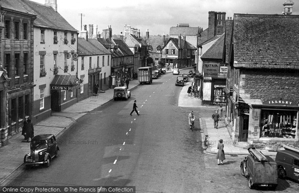 Photo of Oakham, High Street c.1955
