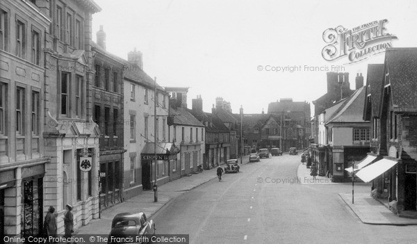 Photo of Oakham, High Street c.1955