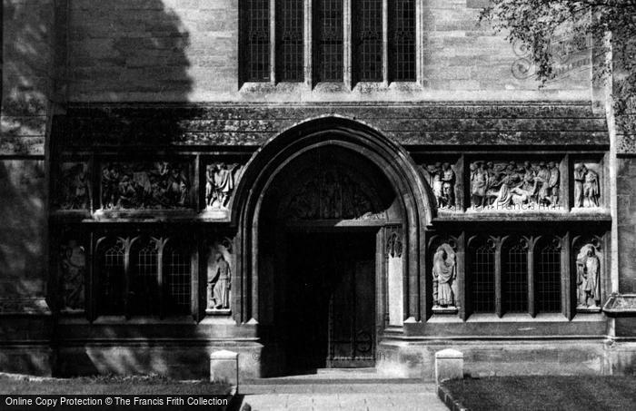 Photo of Oakham, School Memorial Chapel, Entrance c.1955