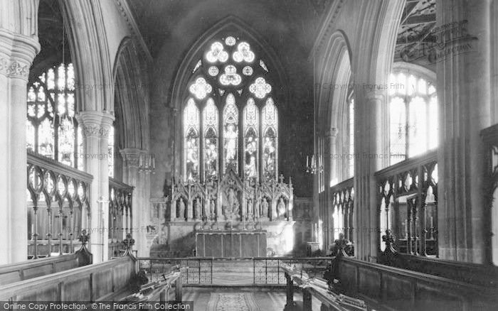 Photo of Oakham, The Church Choir And Altar c.1950