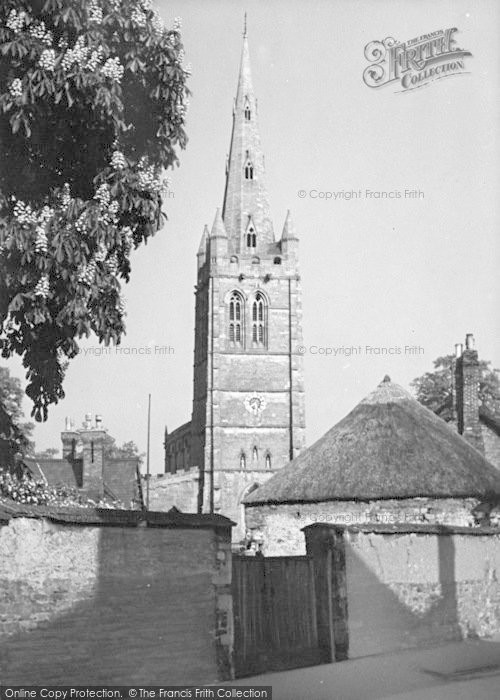 Photo of Oakham, The Church From Northgate c.1950