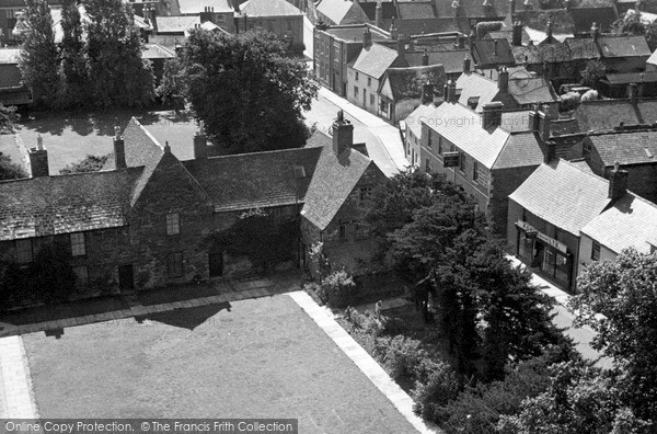 Photo of Oakham, The School And Church Street c.1955