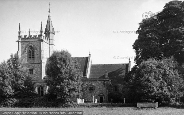 Photo of Oakley, St Leonard's Church c.1955