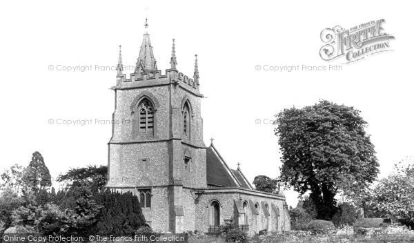 Photo of Oakley, St Leonard's Church c.1955