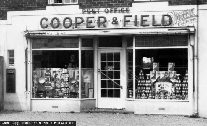 Photo of Oakley, The Post Office Window c.1955