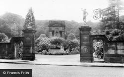 Entrance To The Park c.1960, Oakworth