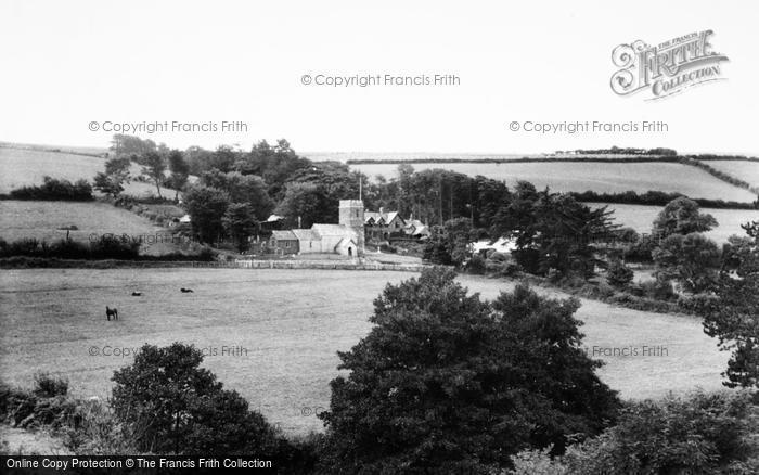 Photo of Oare, General View And Church c.1960