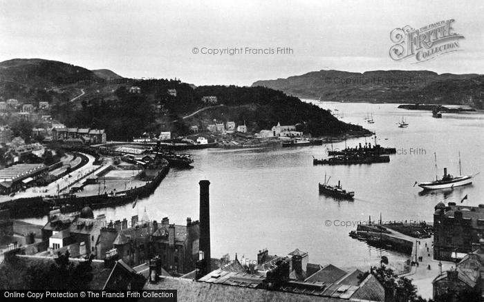 Photo of Oban, From Below Mc Caig's Tower c.1915