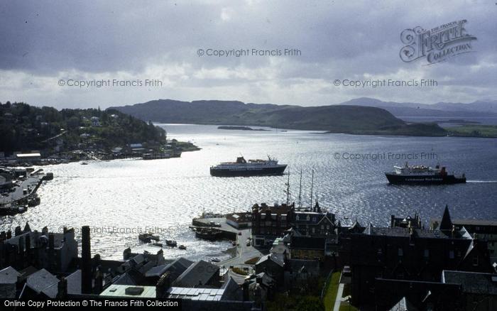 Photo of Oban, Harbour And Bay From Mc Caig's Tower c.1990
